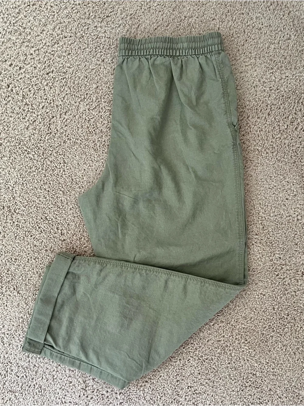 Linen-Cotton Blend Summer Pants
